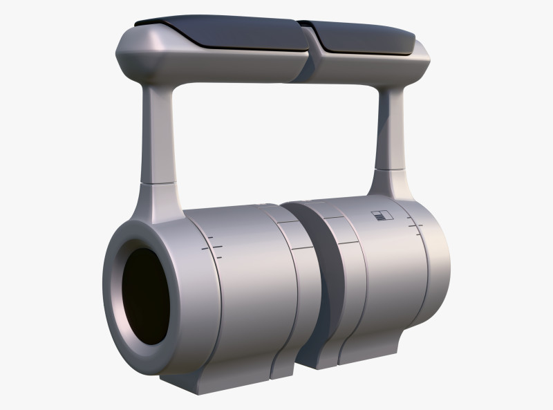 Control Lever Two Engines M1 3D Modell .c4d .max .obj .3ds .fbx .stl .blend