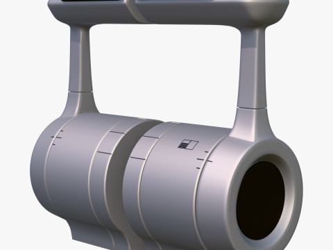 Control Lever Two Engines M1 3D Modell