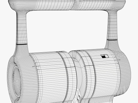 Control Lever Two Engines M1 3D Modell