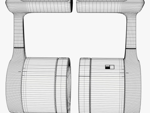 Control Lever Two Engines M1 3D Modell
