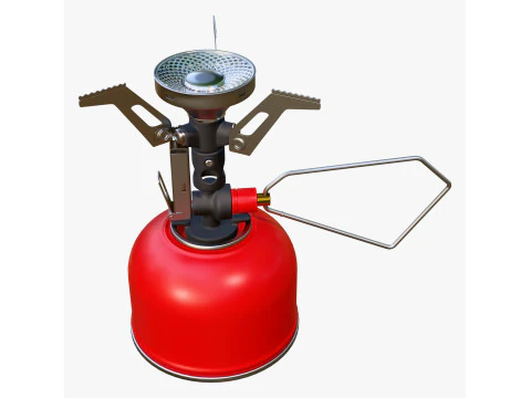 Camping Gas Stove System M1 3D Model