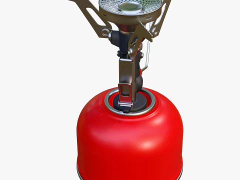 Camping Gas Stove System M1 3D Model