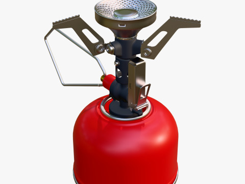 Camping Gas Stove System M1 3D 模型