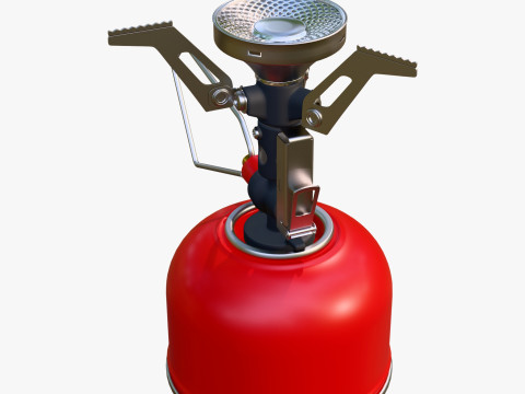 Camping Gas Stove System M1 3D 模型