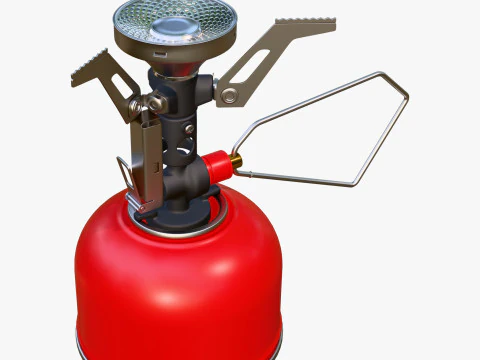 Camping Gas Stove System M1 3D Model