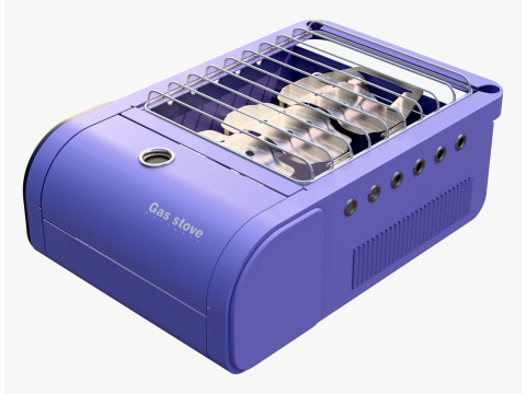 Portable Gas Stove System M2 3D 模型