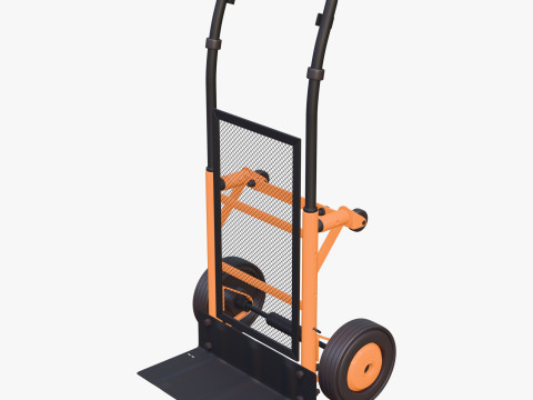 Manual Truck Luggage Cart M1 3D 模型