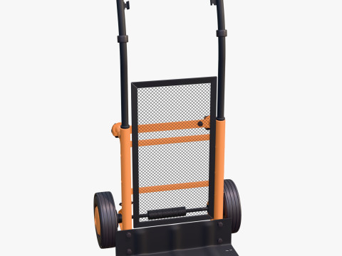 Manual Truck Luggage Cart M1 3D 模型
