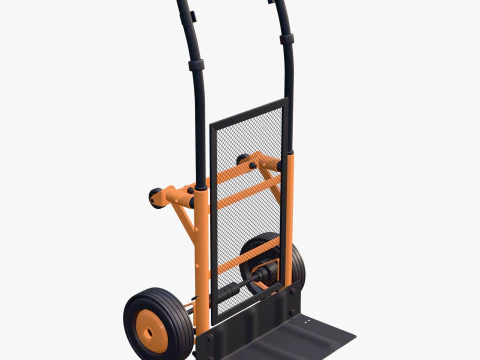 Manual Truck Luggage Cart M1 3D Model