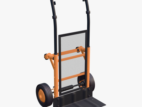 Manual Truck Luggage Cart M1 3D 模型