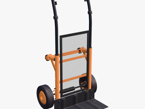 Manual Truck Luggage Cart M1 3D Model