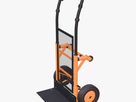 Manual Truck Luggage Cart M1 3D Model