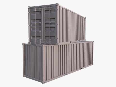 Cargo Shipping Container M1 3D Модель