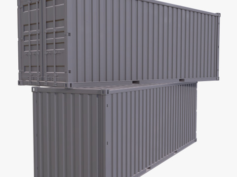 Cargo Shipping Container M1 Modelo 3D