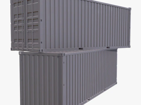 Cargo Shipping Container M1 3D Model