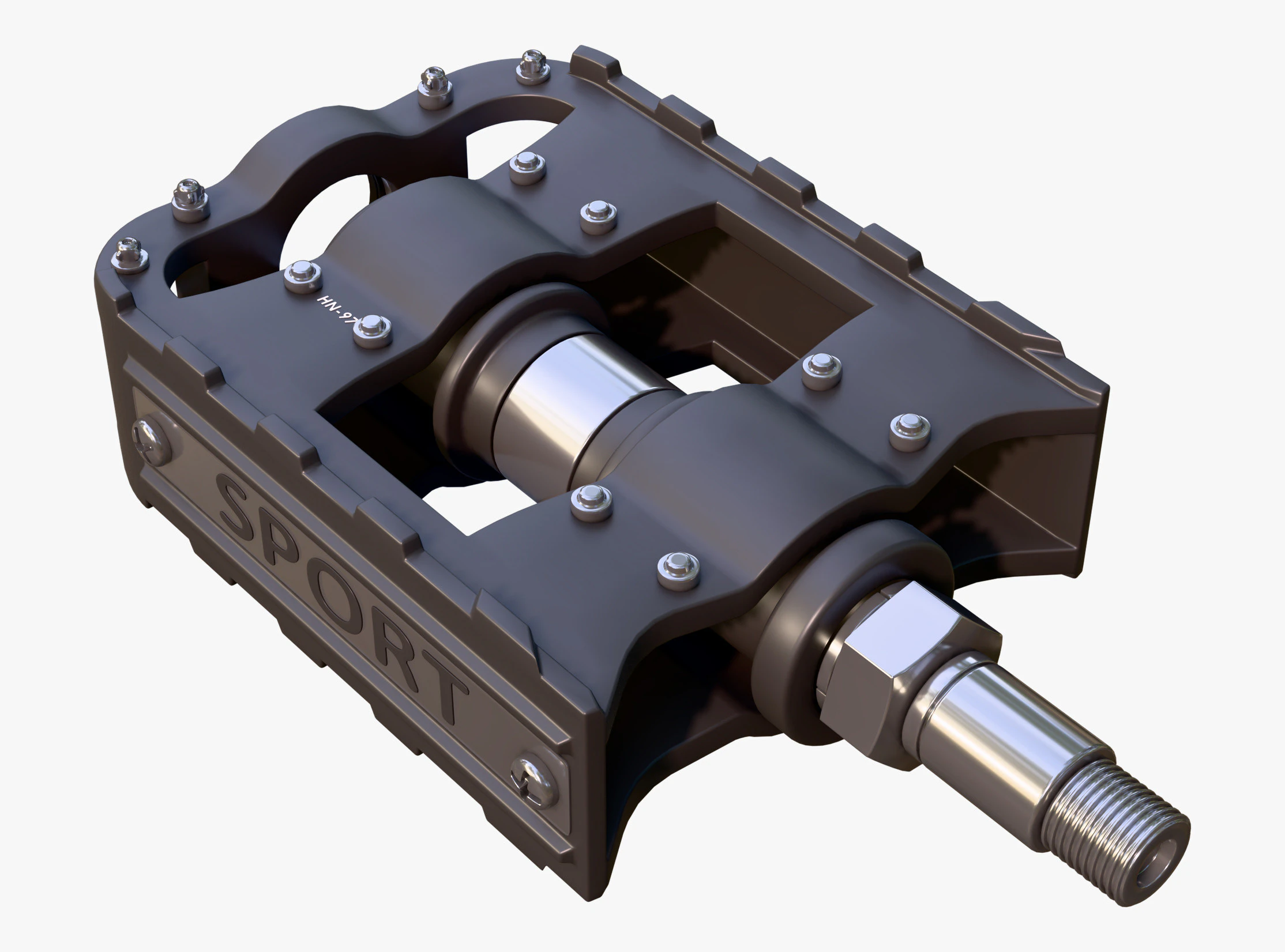 Bicycle Pedal Platform M1 3D Model .c4d .max .obj .3ds .fbx .stl .blend