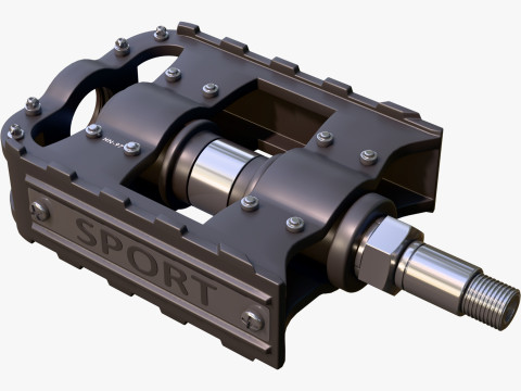 Bicycle Pedal Platform M1 3D Model