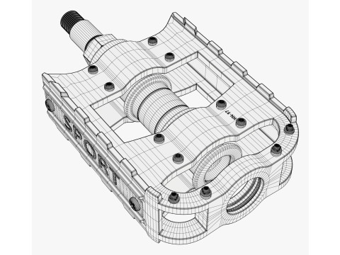 Bicycle Pedal Platform M1 3D Model