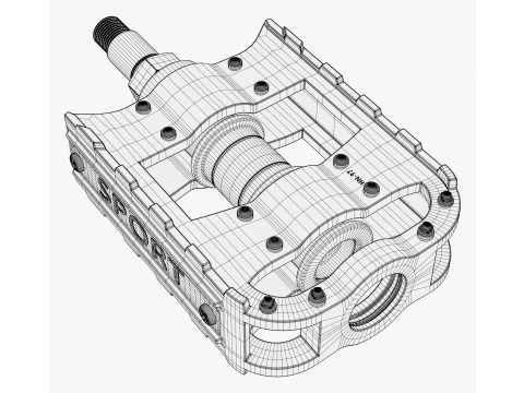 Bicycle Pedal Platform M1 3D Model