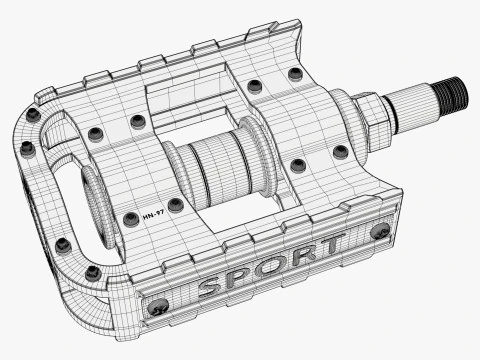 Bicycle Pedal Platform M1 3D Model