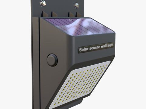Solar Sensor Wall LED Light M1 3D Модель