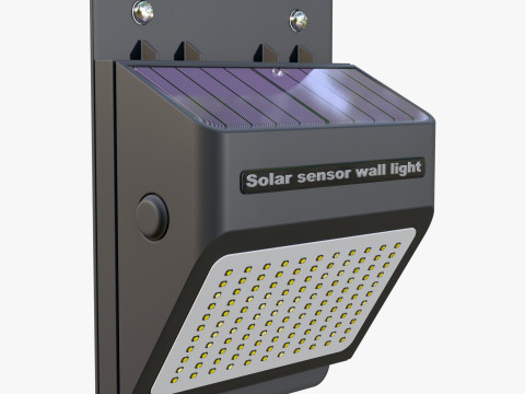 Solar Sensor Wall LED Light M1 3D Модель