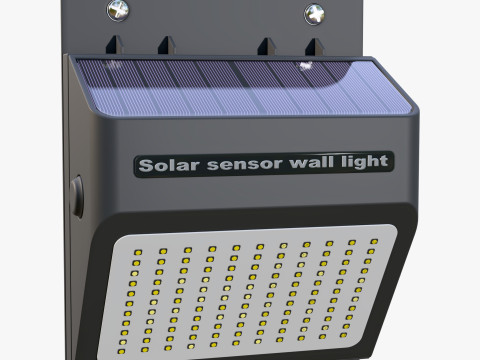 Solar Sensor Wall LED Light M1 3D Модель