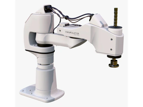 Industrial Robot Arm Manipulator M1 3D Model