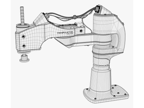 Industrial Robot Arm Manipulator M1 3D Modell