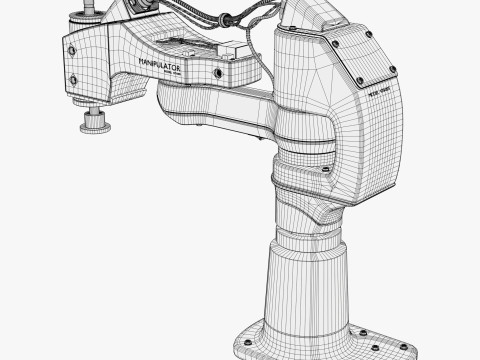 Industrial Robot Arm Manipulator M1 3D Modell