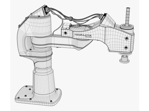 Industrial Robot Arm Manipulator M1 3D Modell