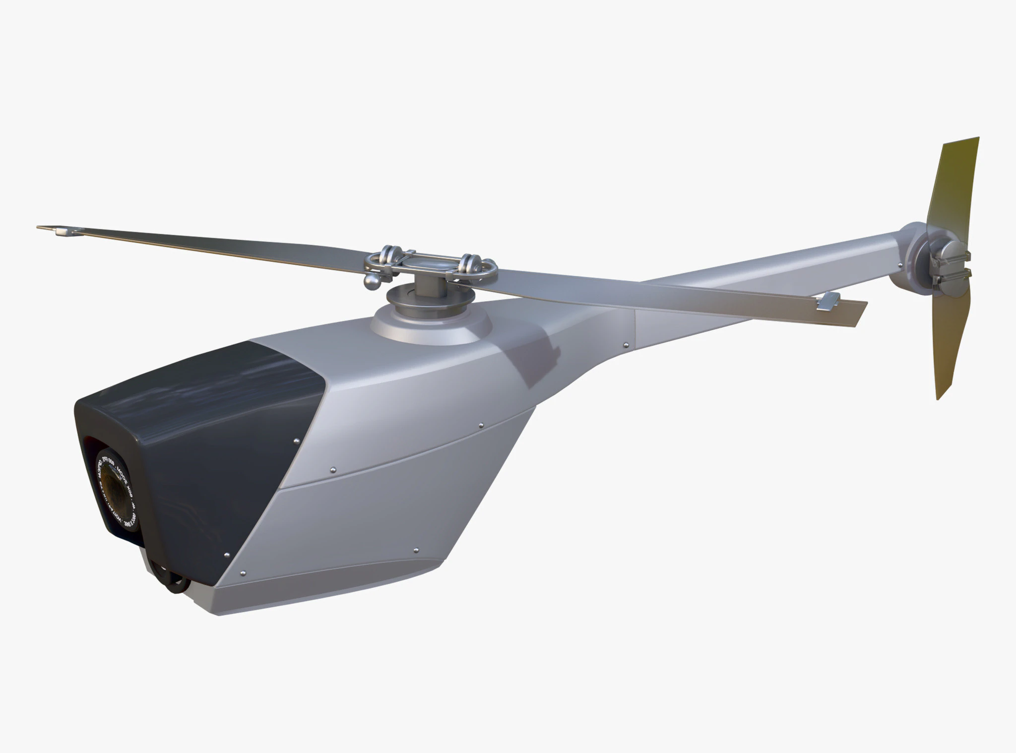 RC Helicopter Recon Drone M1 3D Model .c4d .max .obj .3ds .fbx .stl .blend 