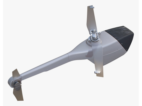 RC Helicopter Recon Drone M1 Modelo 3D