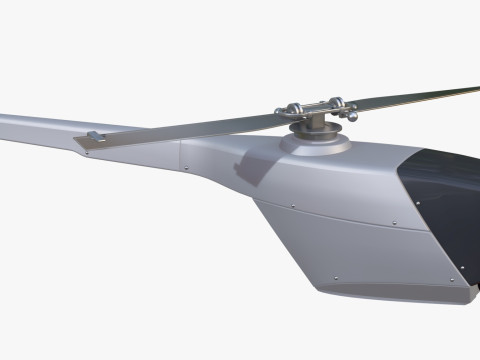 RC Helicopter Recon Drone M1 Modelo 3D