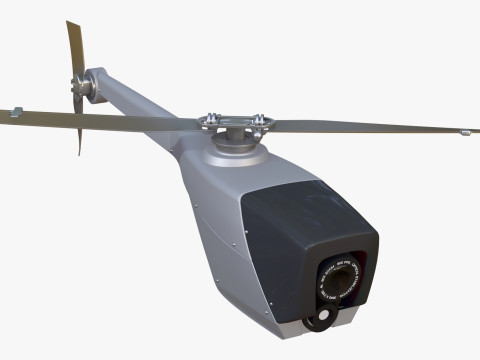 RC Helicopter Recon Drone M1 Modelo 3D