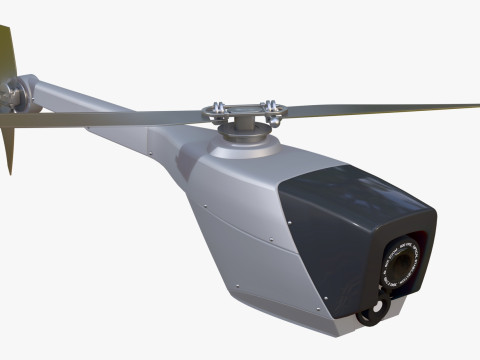 RC Helicopter Recon Drone M1 Modelo 3D
