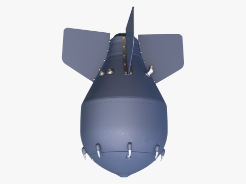 Air Dropped Bomb M1 3D 模型