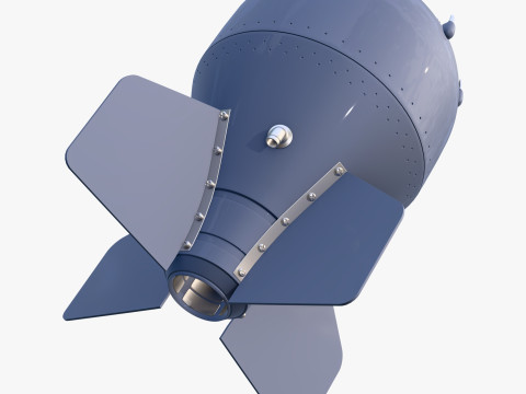 Air Dropped Bomb M1 Modello 3D
