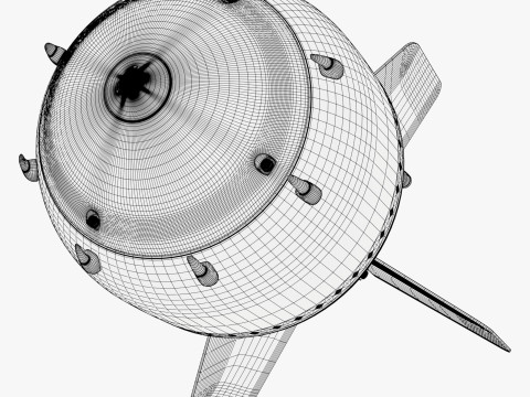 Air Dropped Bomb M1 Modello 3D