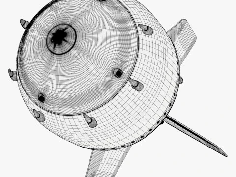 Air Dropped Bomb M1 3D Model