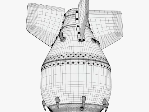 Air Dropped Bomb M1 3D Model