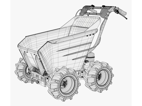 Motorized Mini Dumper M1 Model 3D