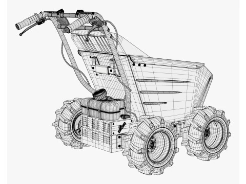 Motorized Mini Dumper M1 3D Model