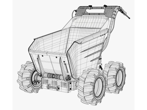 Motorized Mini Dumper M1 Model 3D
