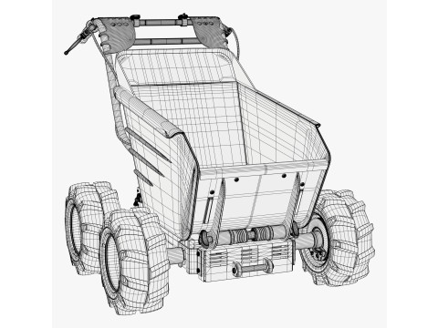 Motorized Mini Dumper M1 Model 3D