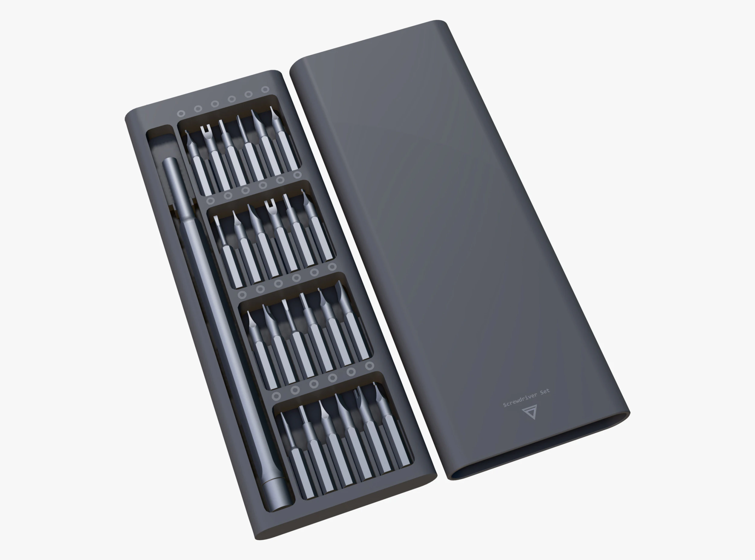 ドライバー精密ビットセット M1 3Dモデル .c4d .max .obj .3ds .fbx .stl .blend 