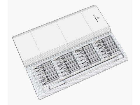 Screwdriver Precision Bit Set M1 Modèle 3D