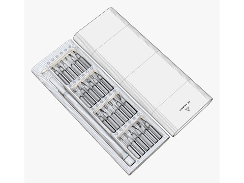 Screwdriver Precision Bit Set M1 Modèle 3D