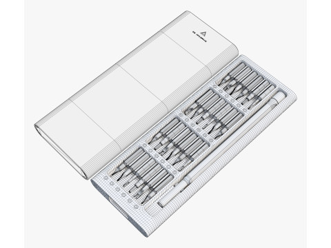 Screwdriver Precision Bit Set M1 Modèle 3D