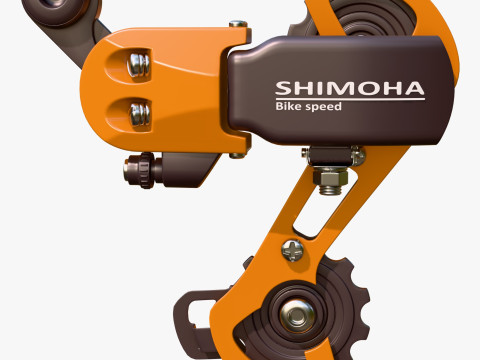 Bicycle Derailleur Speed Changer M1 3Dモデル
